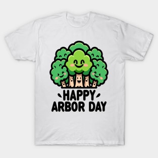 Happy Trees Celebrating Nature: Grow Green T-Shirt